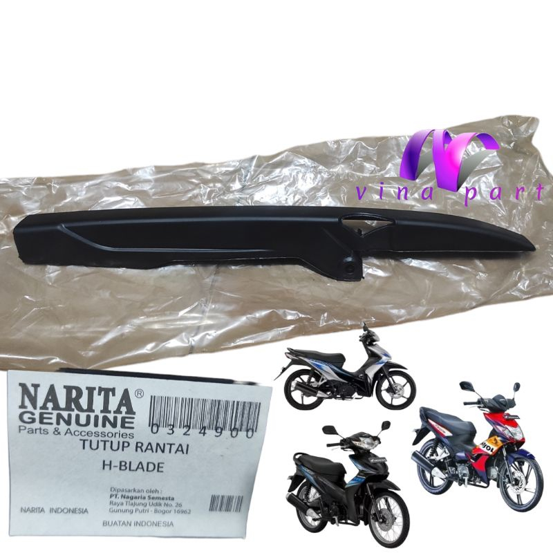 Tutup Rantai Honda BLADE HITAM -MF VARIASI MOTOR