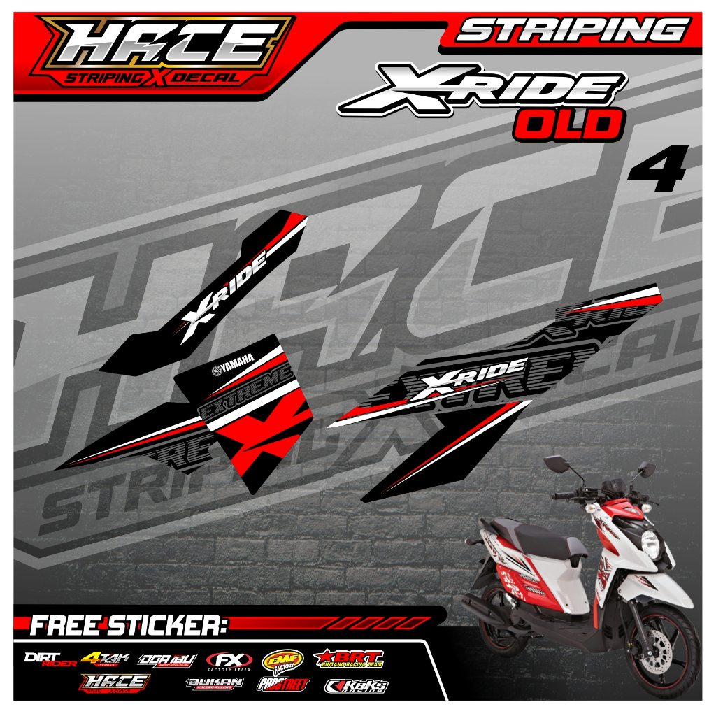 65 STRIPING X RIDE OLD - STRIPING X RIDE OLD PREMIUM GRAFIK