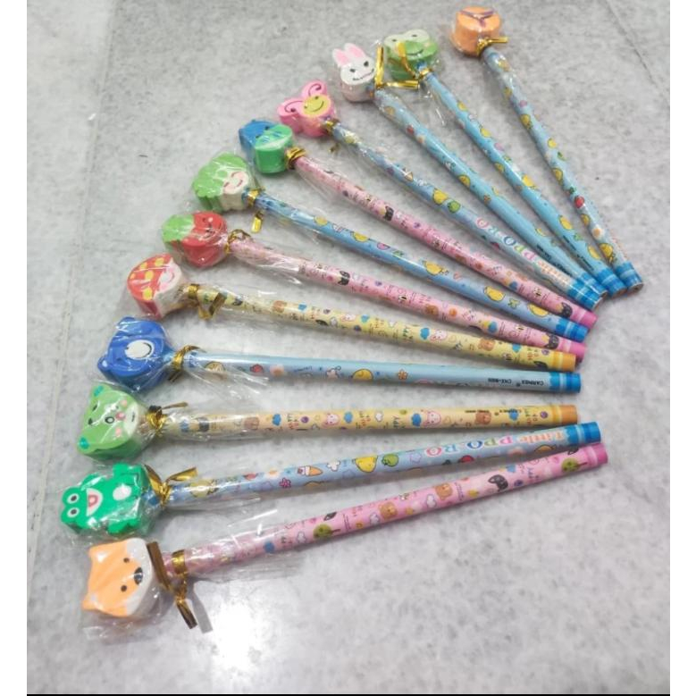 

1Set Pensil Anak Sekolah Kekinian Pulpen Animal Motif Lucu Kekinian