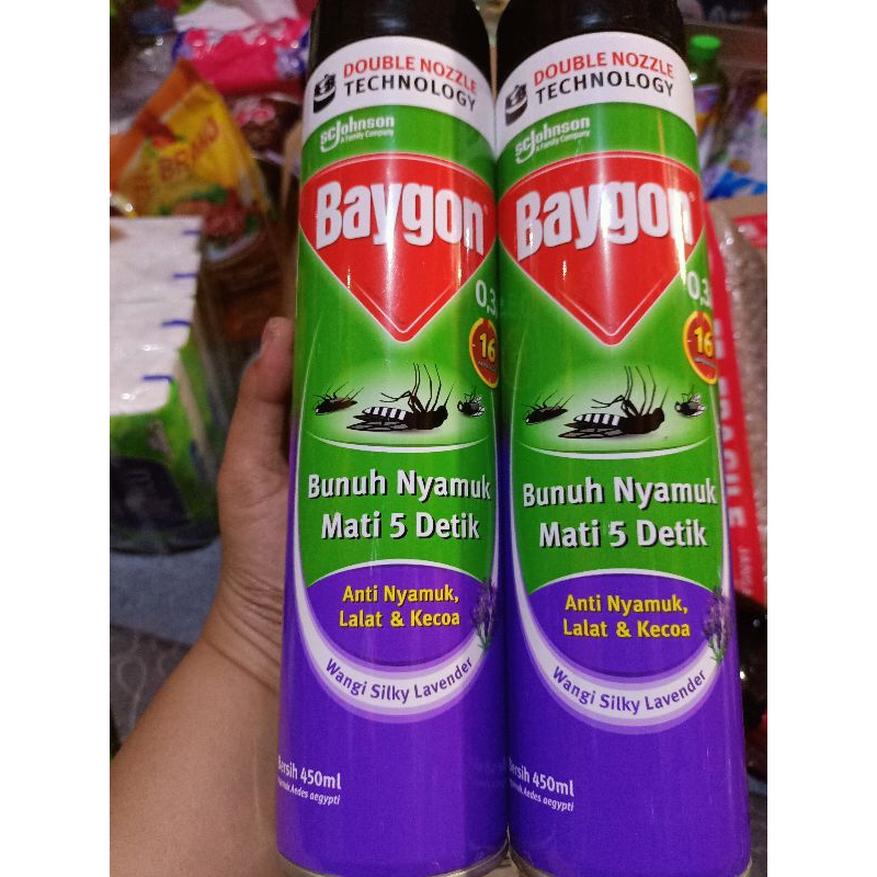 Baygon Semprot Lavender 450ml