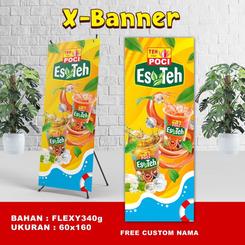 SPANDUK BANNER ES TEH POCI