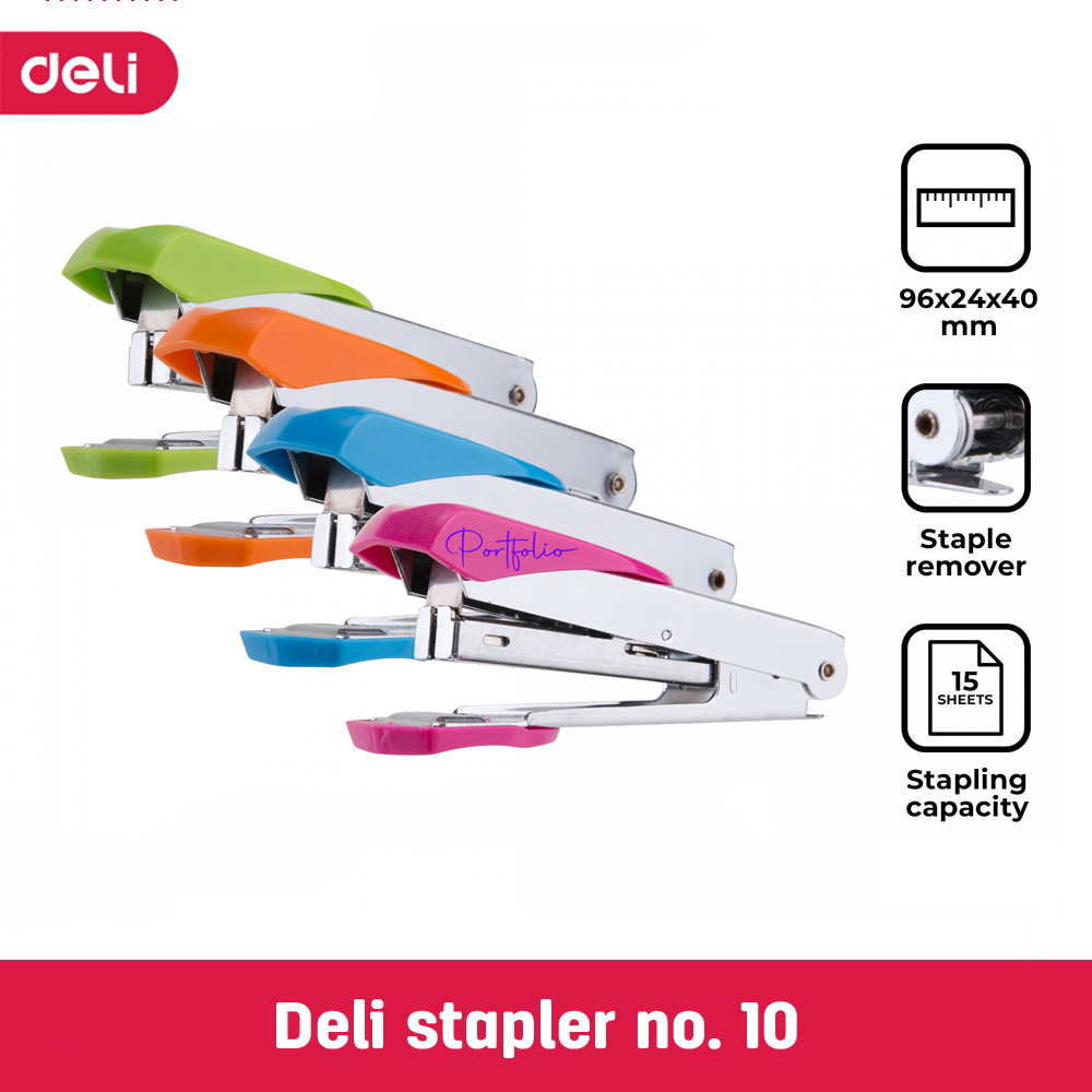 

Staples DELI Stapler nomer 10 Hekter ukuran 10 HD 10