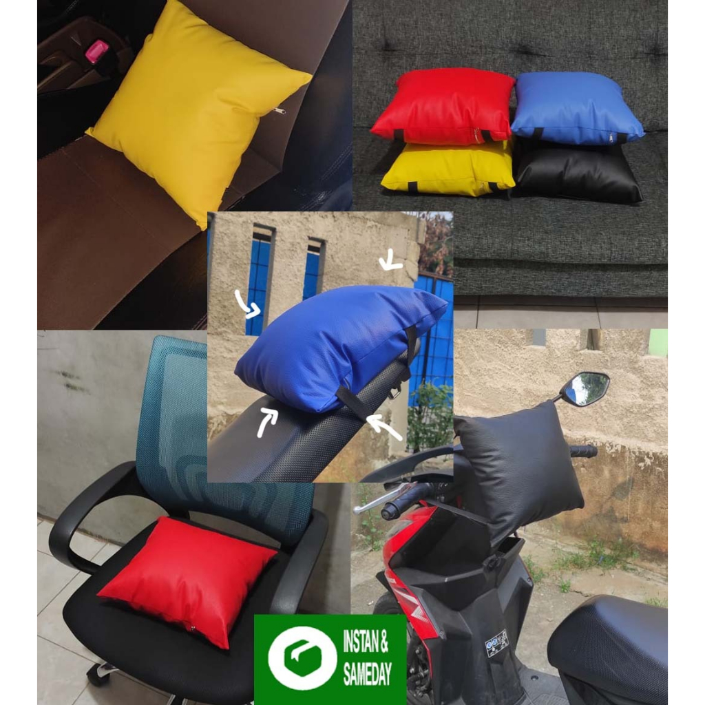 Bantal kursi kantor/ bantal sofa/bantal serba guna tebal kulit sintetis