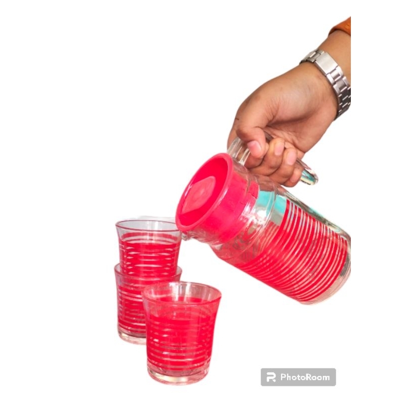 Set Kimglass Kiano / Set Kimglass Kaca / Teko+Gelas