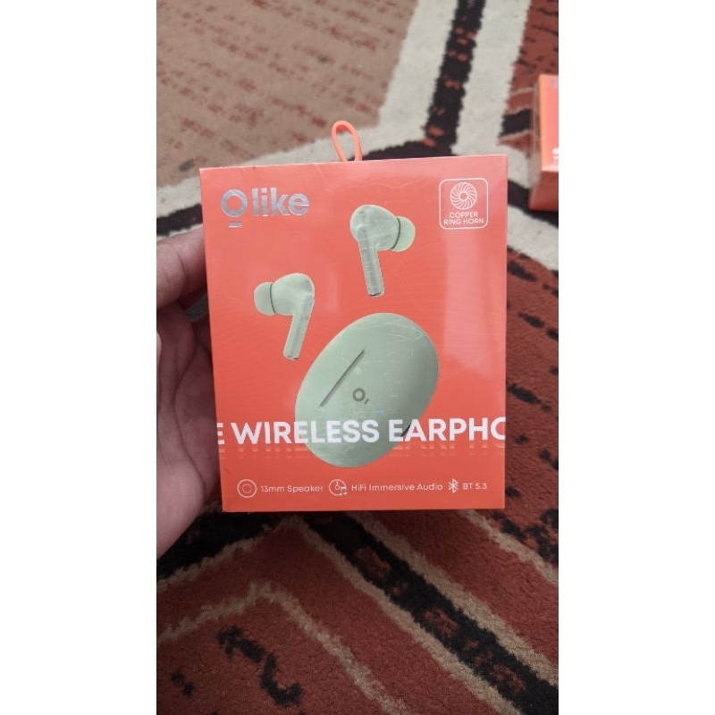 Gaming HF TWS Olike T112 True Wireless Earphones Green