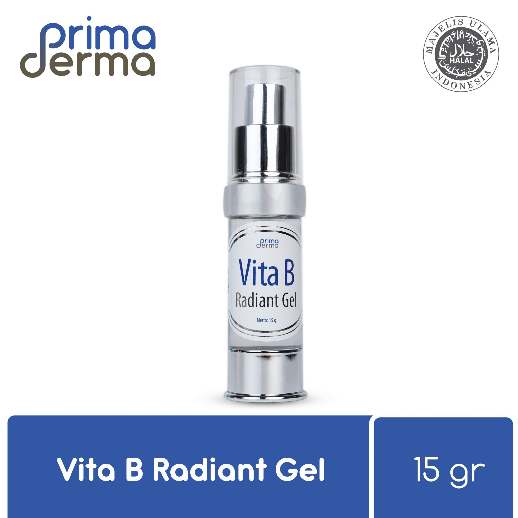 PRIMADERMA SERUM VITA B RADIANT GEL ANTI FLEK HITAM DAN BEKAS JERAWAT