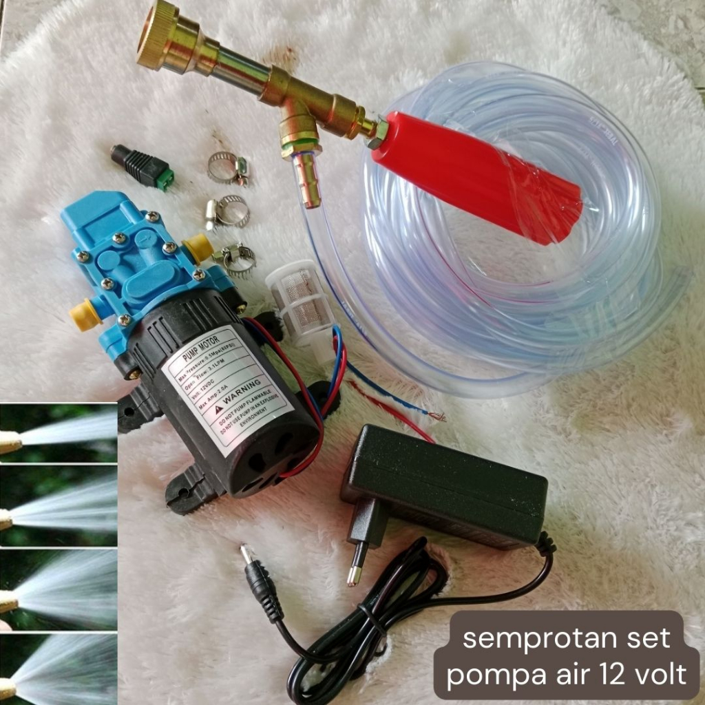 Paket Alat Cuci Motor AC Komplit Mesin Stim Jetwash Mini