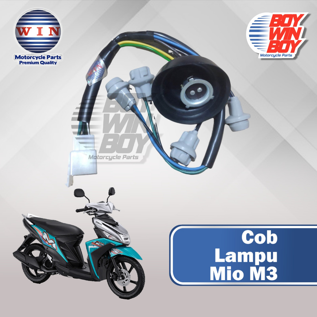 COB Lampu Mio M3 Lampu Depan Yamaha Mio M3  Merk WIN COB Lampu Depan Set Fitting Lampu Depan Yamaha 