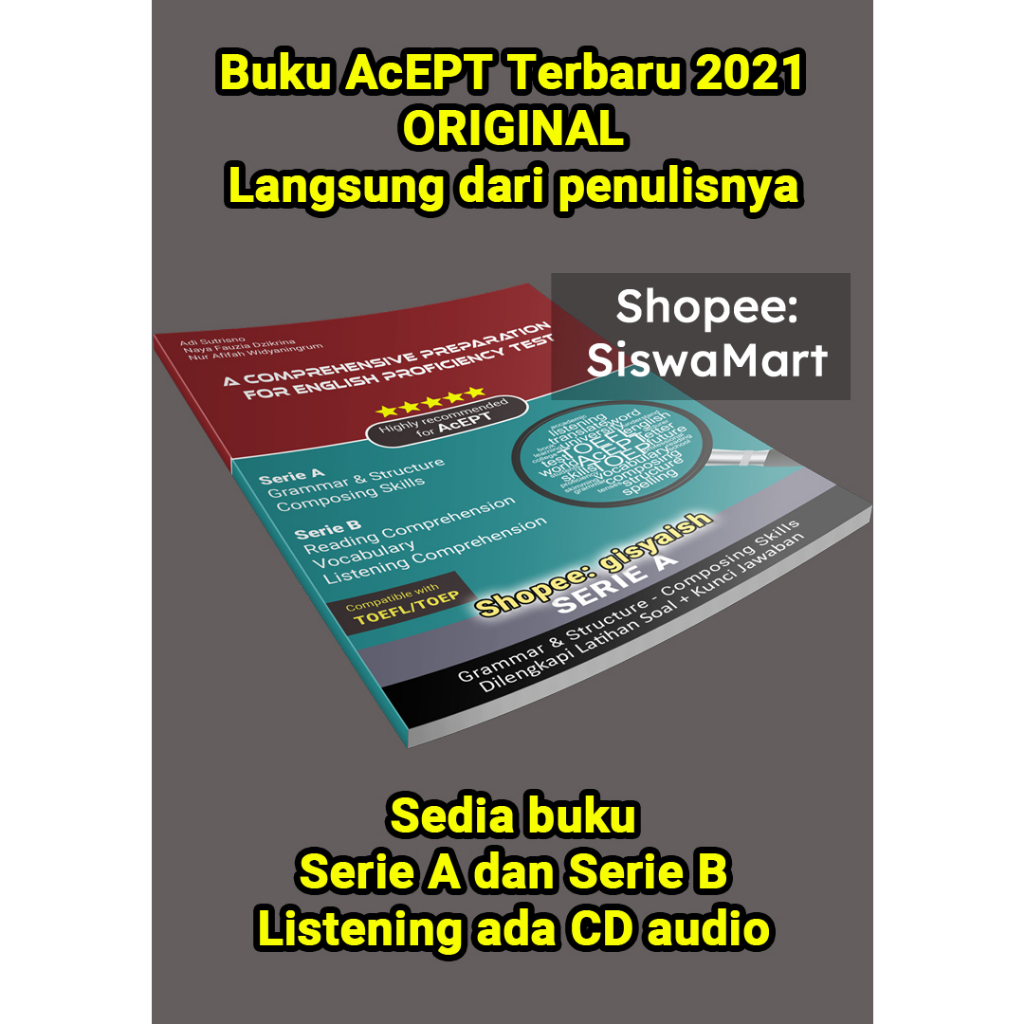 Buku AcEPT UGM Terbaru dan Original