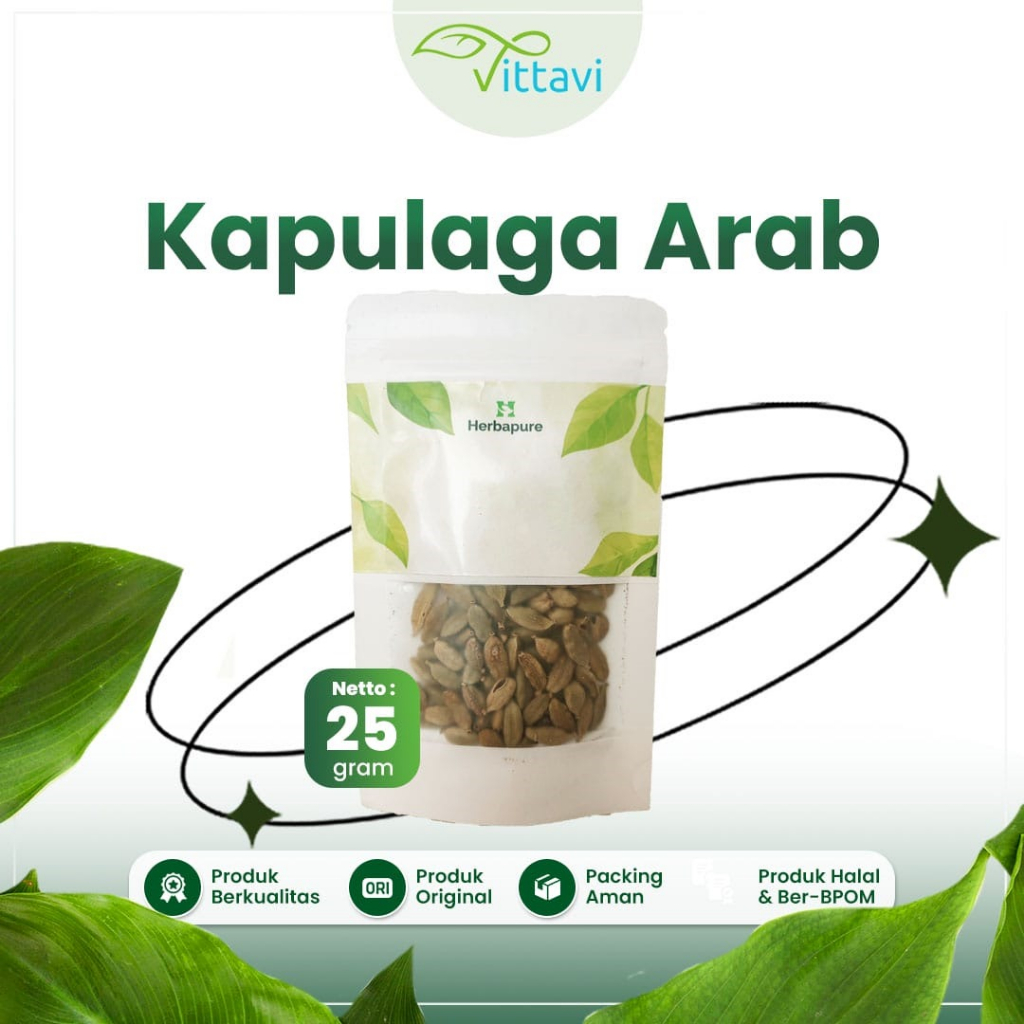 

☘️Vittavi☘️ Kapulaga arab kapulaga hijau Wangi Asli