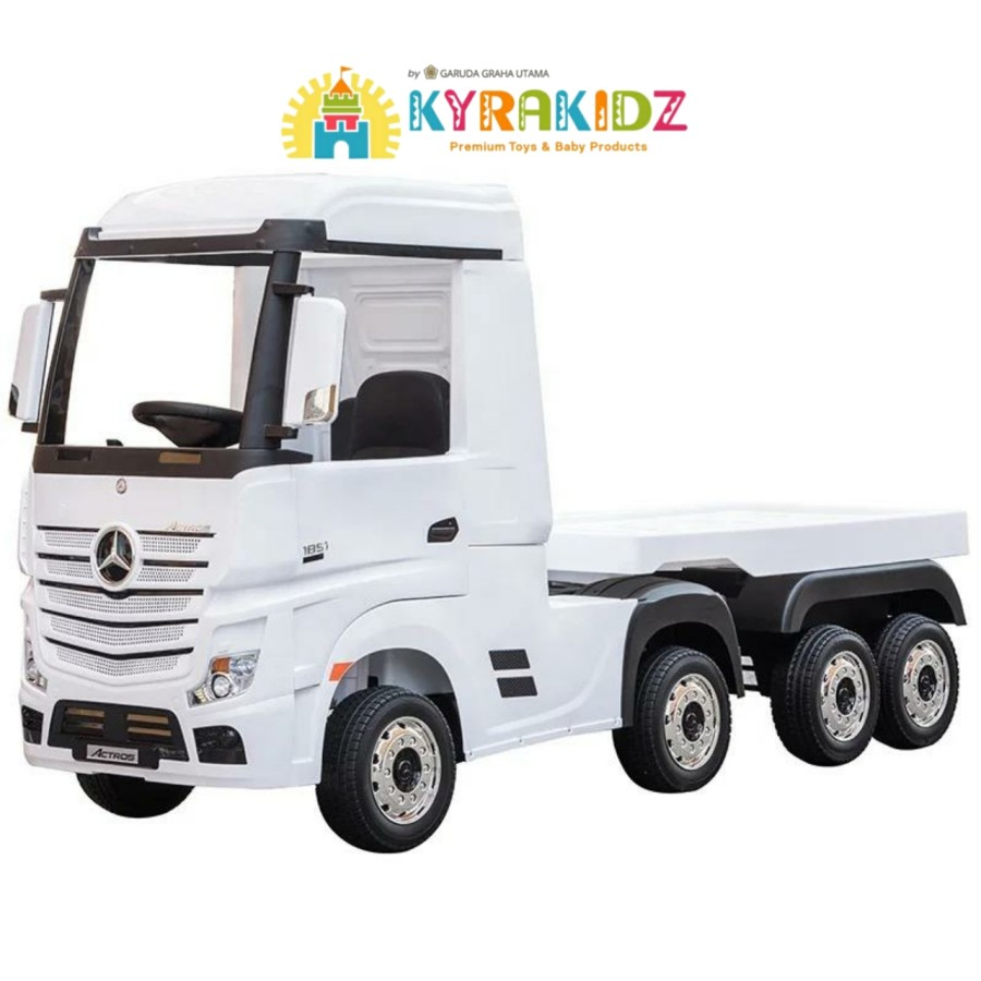 Mainan Mobil Aki Anak Mercedes Benz Actros KYZ 051C Licenced