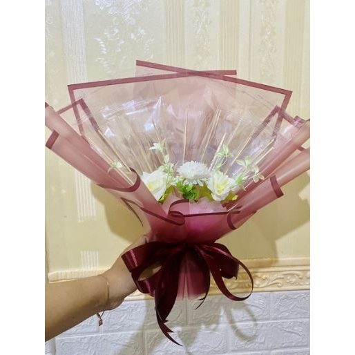 

Buket uang dan barang kosong cellophane