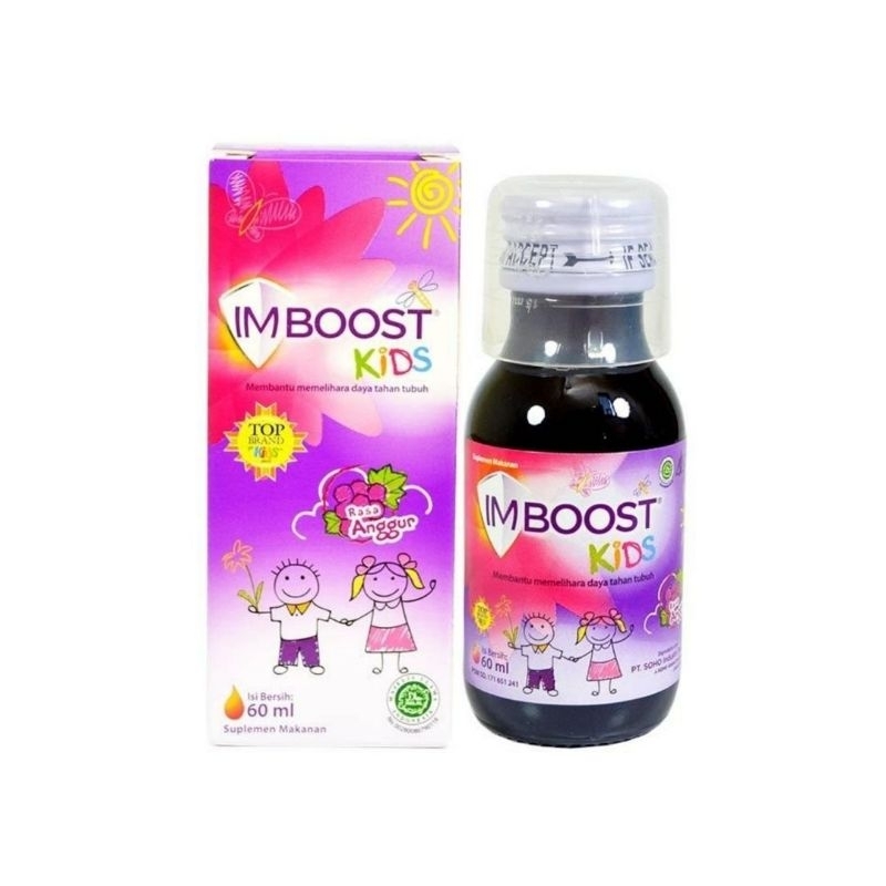 imboost kids sirup 60 ml / imboost anak / vitamin daya tahan tubuh anak / vitamin anak