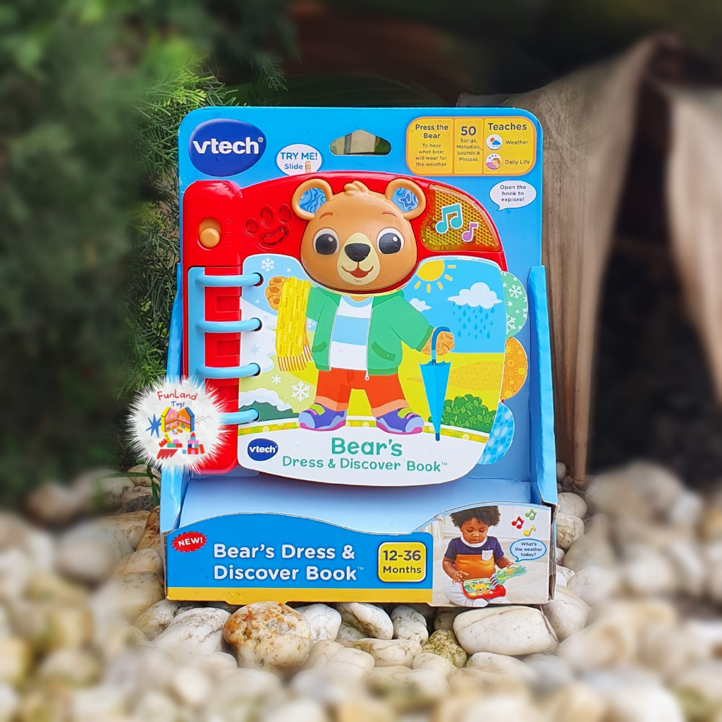 VTech Bear's Dress & Discover Book