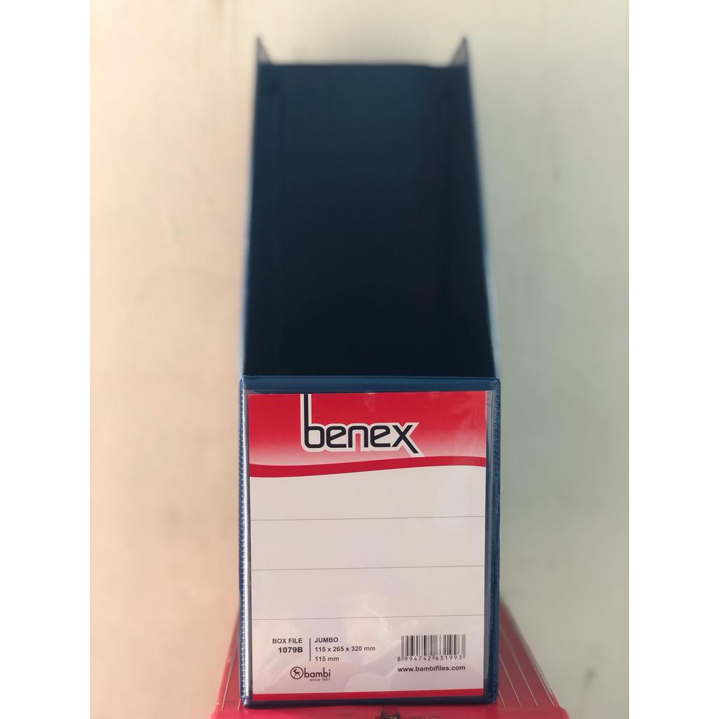 

BENEX JUMBO BOX FILE 1079B Blue Pvc