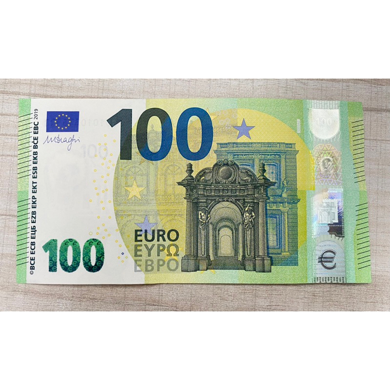 Koleksi uang Kertas Asing ASLI negara Eropa nominal 100 EURO