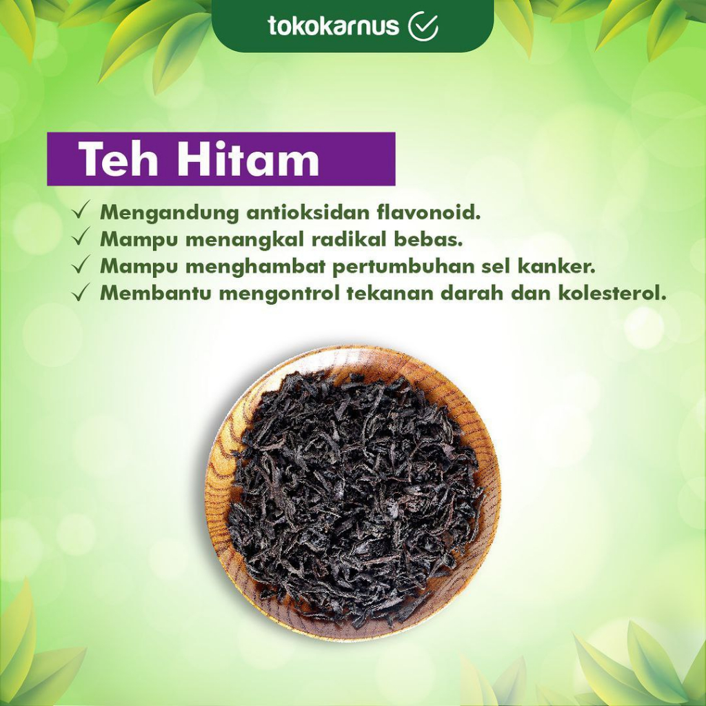 Teh Hitam Kolagen Premium Black Tea FLOSSOM - Teh Hitam FLOSSOM Dengan Ekstra Kolagen - Teh Hitam Berkolagen FLOSSOM Premium Black Tea