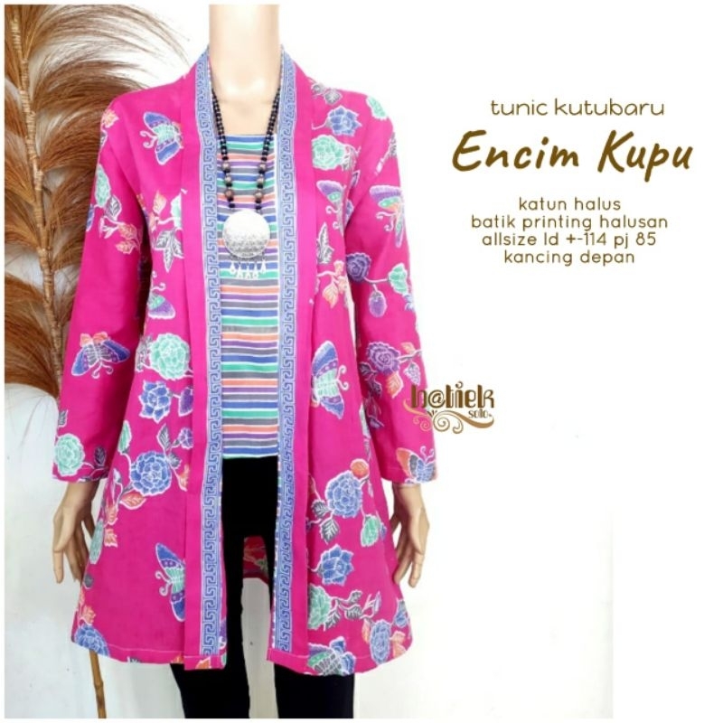 Blus Kebaya Kutubaru Kupu Katun Soloan