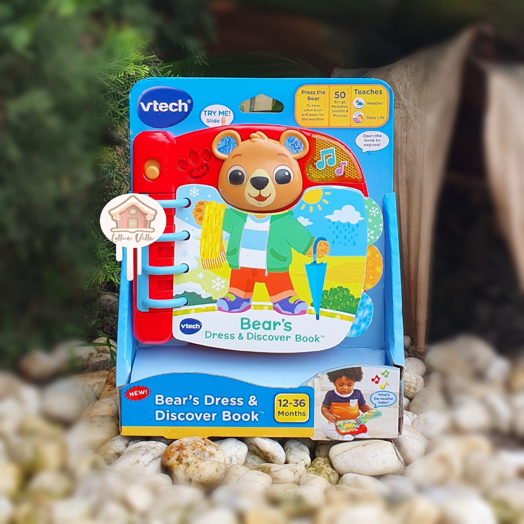 VTech Bear's Dress & Discover Book