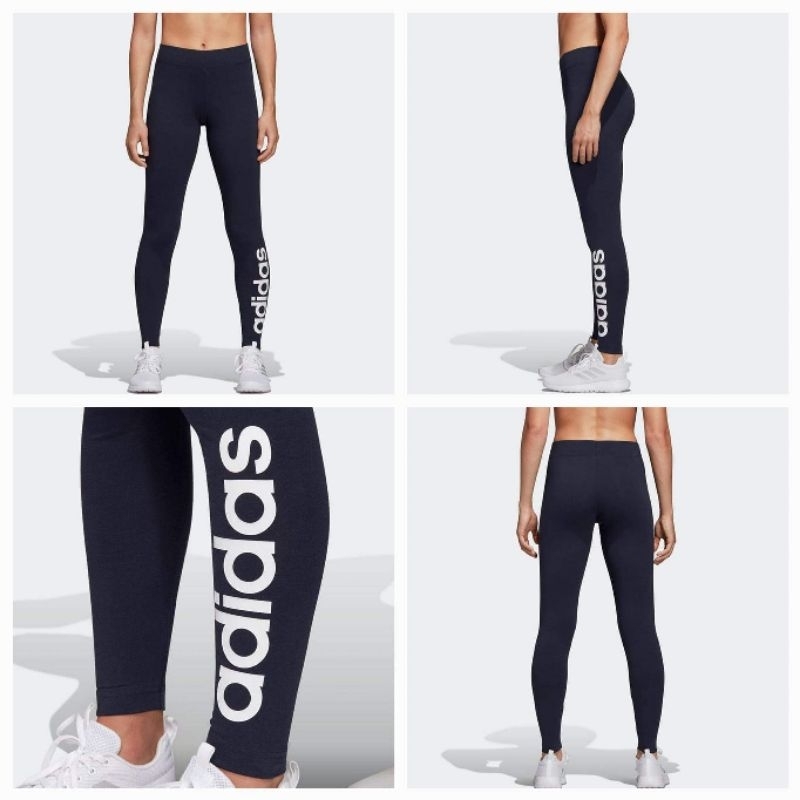 SALE100%Original adidas Essentials Linear Tight Legging Bawahan Olahraga Wanita Navy Kode Produk : D