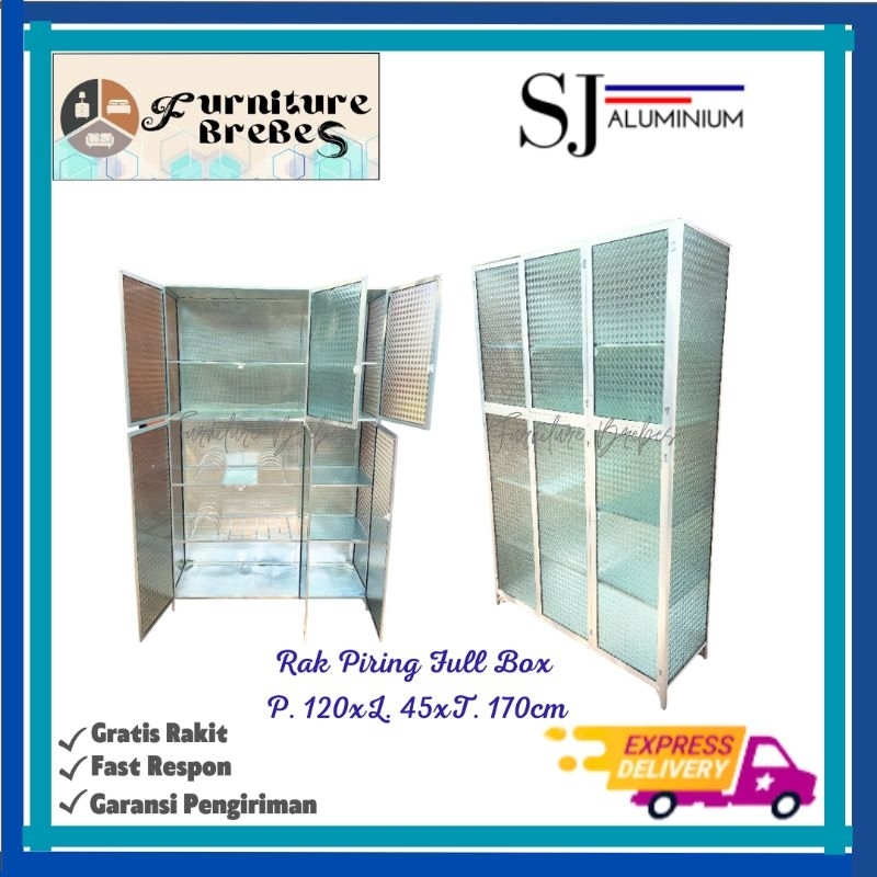 Rak Piring Full Box / Rak Piring Gendong / Lemari Dapur Minimalis Termurah Tegal Brebes Cirebon Pema