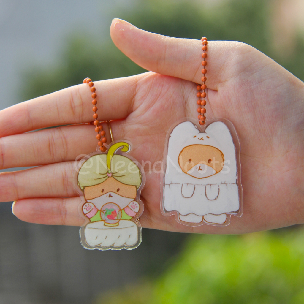 EXO Teolaegi Keychain "Ghost & Genie" Version | Gantungan Kunci Kpop / K-Pop Akrilik 2 sisi Custom R