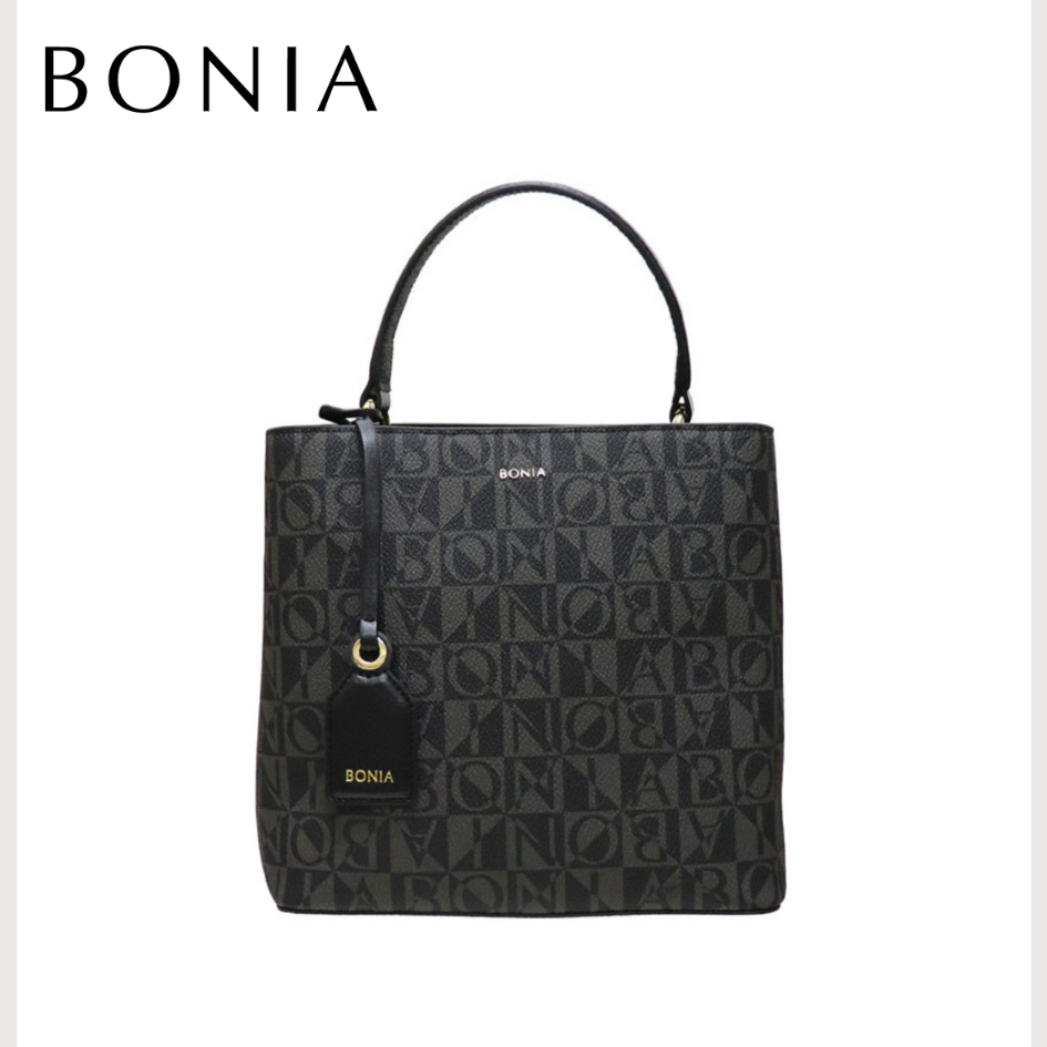 Bonia - Monogram Long Satchel Bag