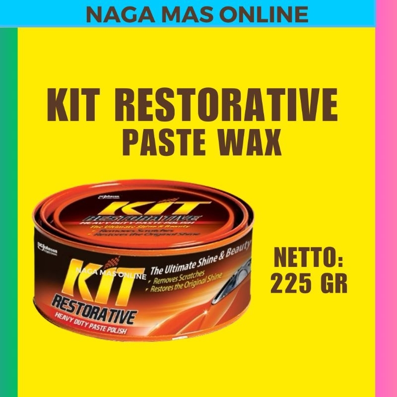 KIT RESTORATIVE 225 gr / KIT PASTE WAX / KIT PASTE POLISH / KIT WAX