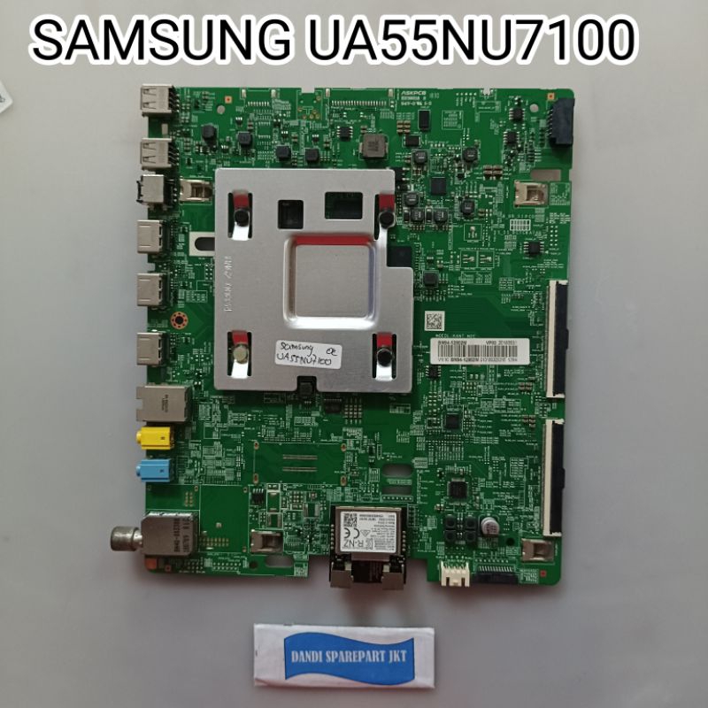 MB led tv Samsung UA55NU7100 - mainboard tv - mesin tv led