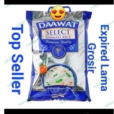 

Daawat Select Basmati Rice Premium Quality of India / Beras Basmati Select India /5 kg