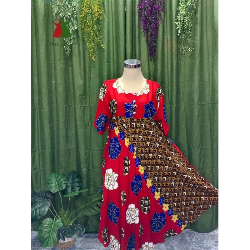 Daster Gajah Putih Kembang Payung