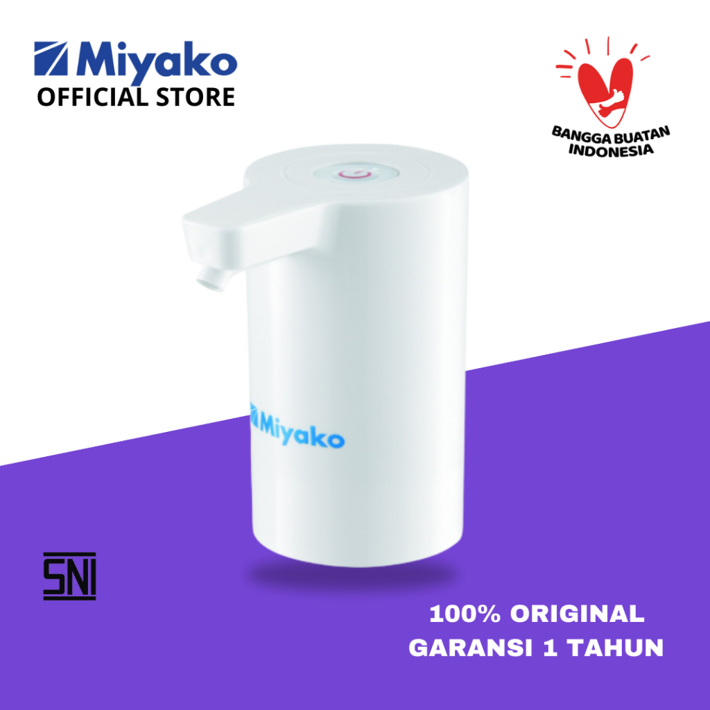 Pompa galon AWD200WH Water Pump Galon Air White 4W Miyako -  Putih