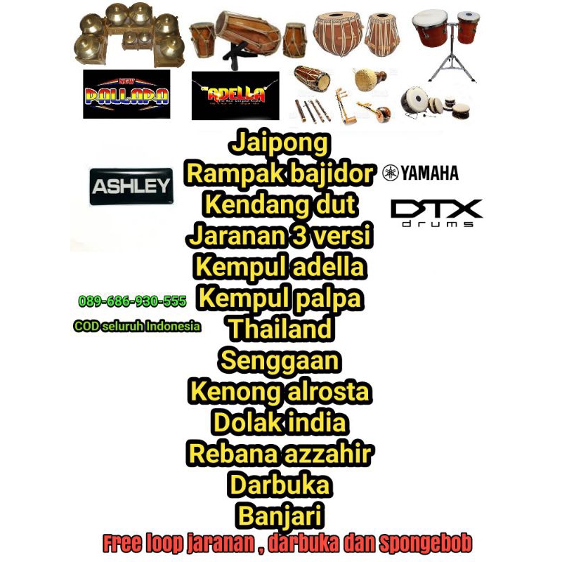 Sampling Kendang Drum Ashley Dtx Mpx Sampling Kendang Komplit free flashdisk