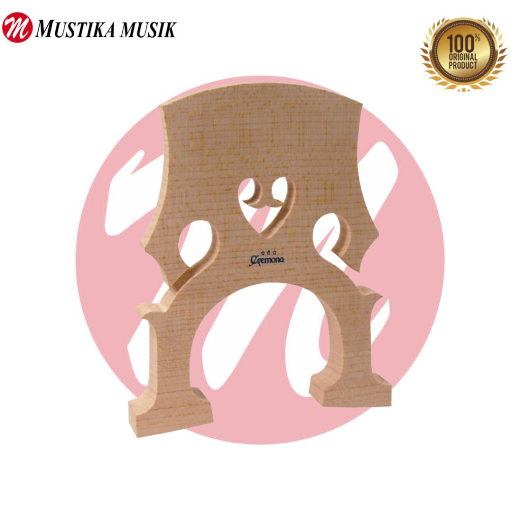 Bridge Cello 1/2 Cremona VP-203C12 3-Star Cello Bridge 1/2