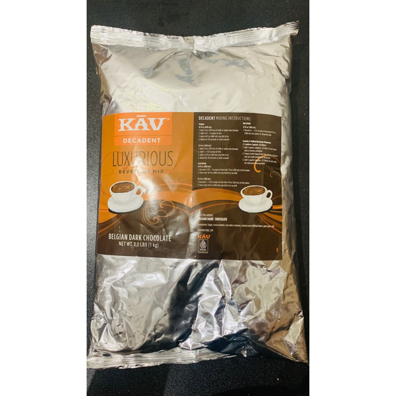 

KAV BELGIAN DARK CHOCOLATE POWDER 1KG