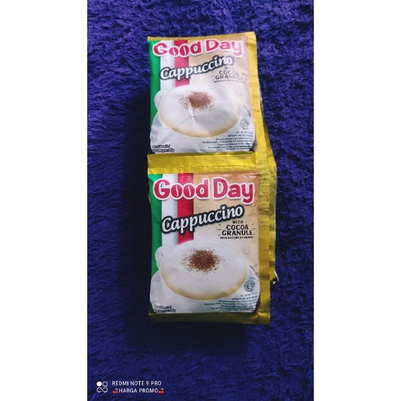 

GOOD DAY CAPPUCINO 25GR ISI 10 SACHET