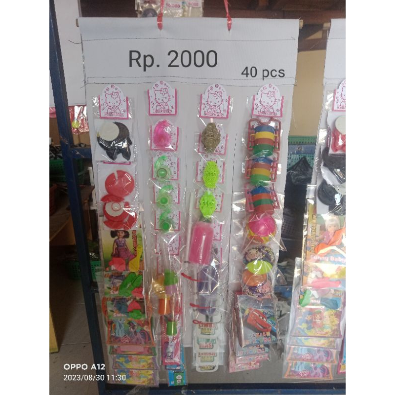 MAINAN RENTENGAN 40 PCS SERBA 2000/SERBA 3000 MAINAN RENTENGAN