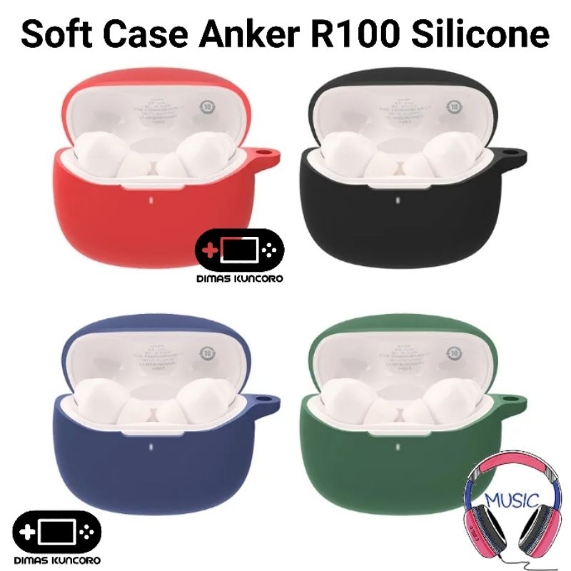 Soft Case Anker R100 silicone silikon a3981 soundcore cover bumper TWS casing