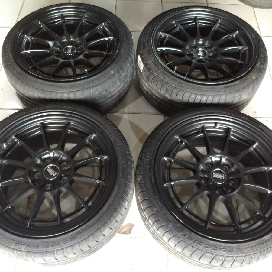 Velg Mobil Bekas Enkei Spider Hsr Ring 18x8,5/9,5 Pcd 5x114 Velg Only Tanpa Ban Buat Inova
