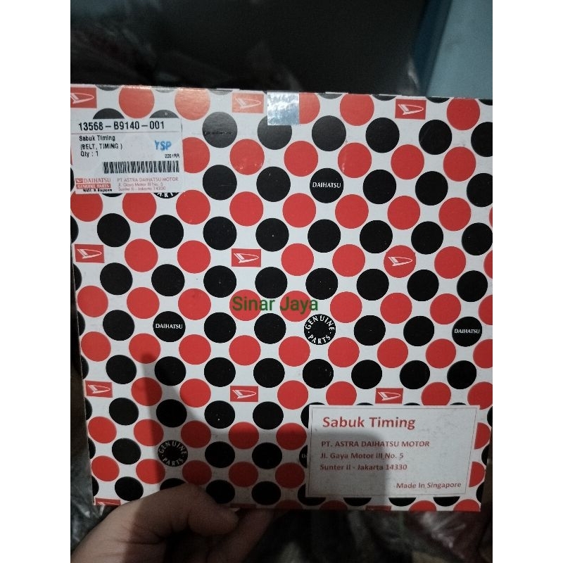 Timing belt Xenia 1,0 Asli Astra