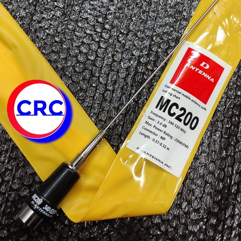 ANTENA RADIO RIG MC-200 UHF 340-520 MHZ