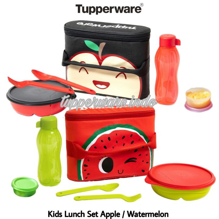 PROMO TUPPERWARE KIDS LUNCH SET DENGAN TAS