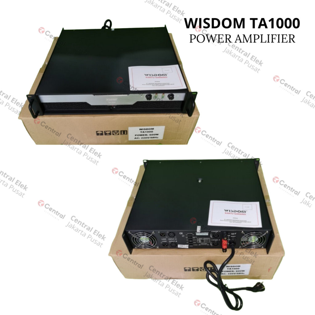 Power amplifier wisdom ta1000 / ta 1000 / ta-1000