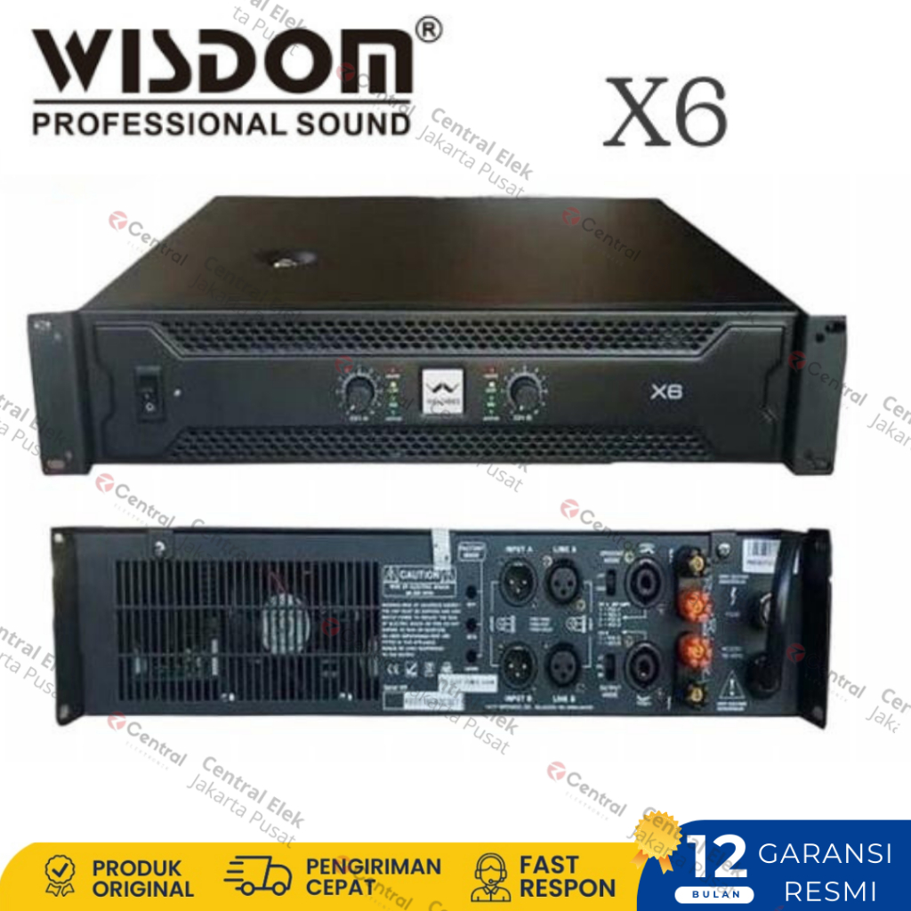 Power amplifier wisdom x6 original class h