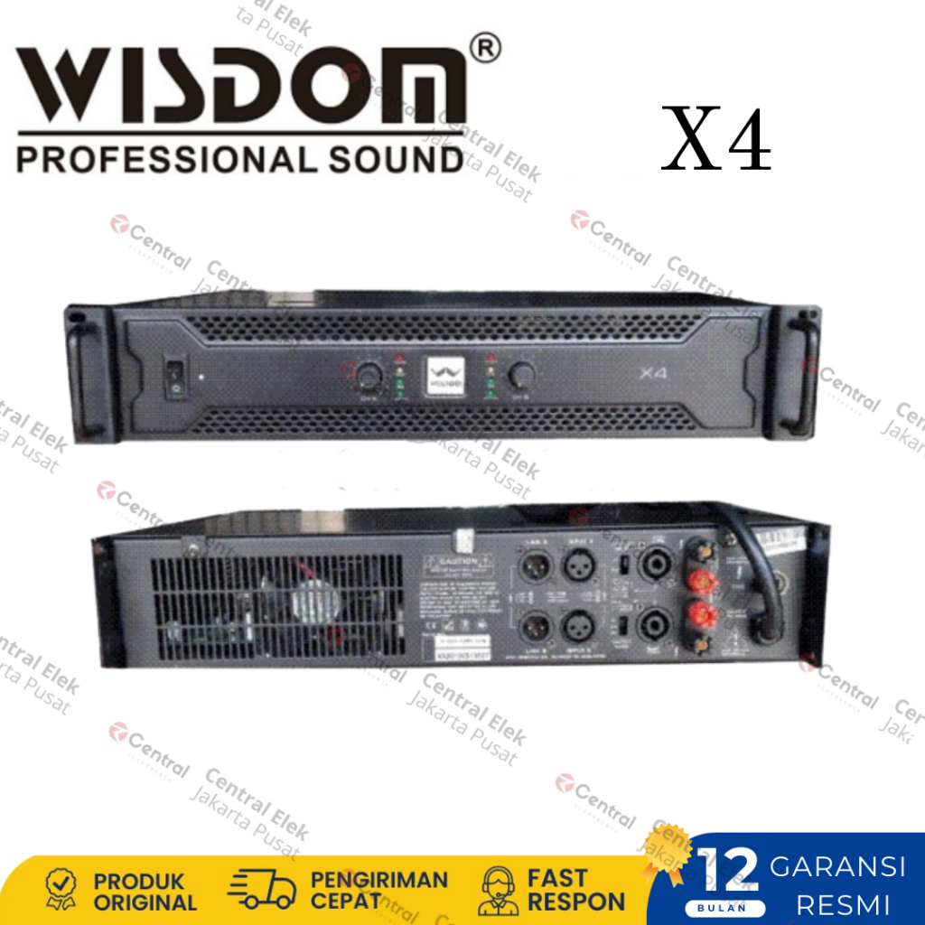 Power amplifier wisdom x4 wisdom x-4 original class h