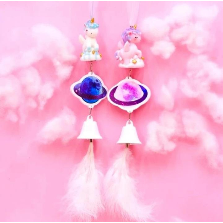 Lonceng Hiasan Pintu Ruang Tamu Kekinian Dekorasi Kamar Model Unicorn