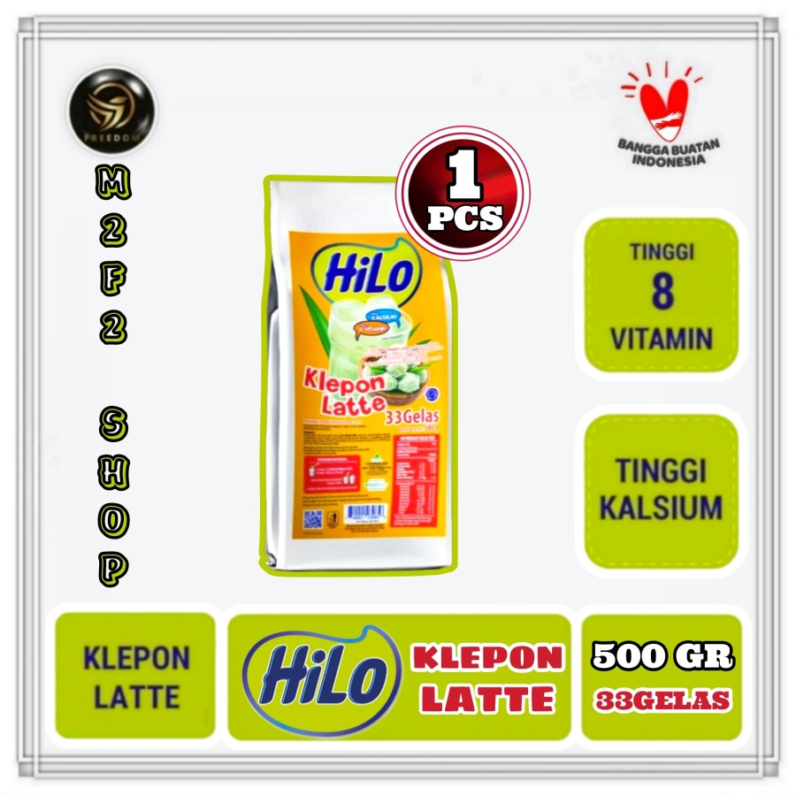 

HiLo Klepon Latte Minuman Bubuk Refill - 500 gr (Kemasan 1 Pcs)