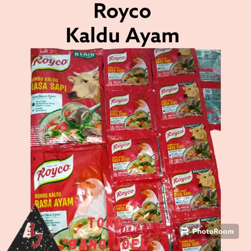 

Royco Kaldu Ayam 220Gram / Royco Kaldu Sapi 220Gram / Royco Bumbu Penyedap Masakan Rasa Ayam & Sapi / Bumbu Masakan Instan Royco / Roiko