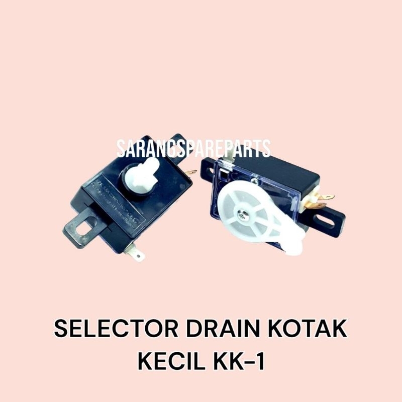 SWITCH PEMBUANGAN MESIN CUCI KOTAK KECIL / SAKLAR PEMBUANGAN MESIN CUCI KECIL / SELEKTOR / SELECTOR 