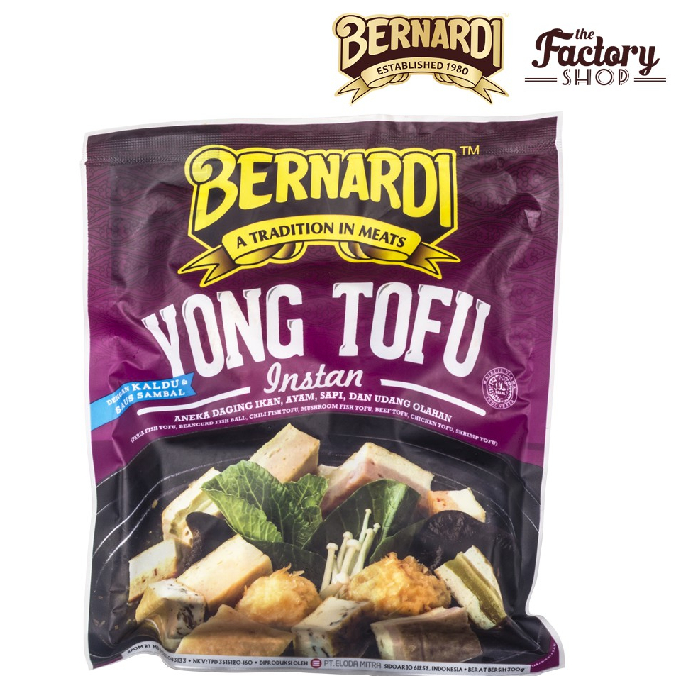 

FROZEN FOOD BERNARDI YONG TOFU INSTANT 300GRAM - DISASS JOGJA